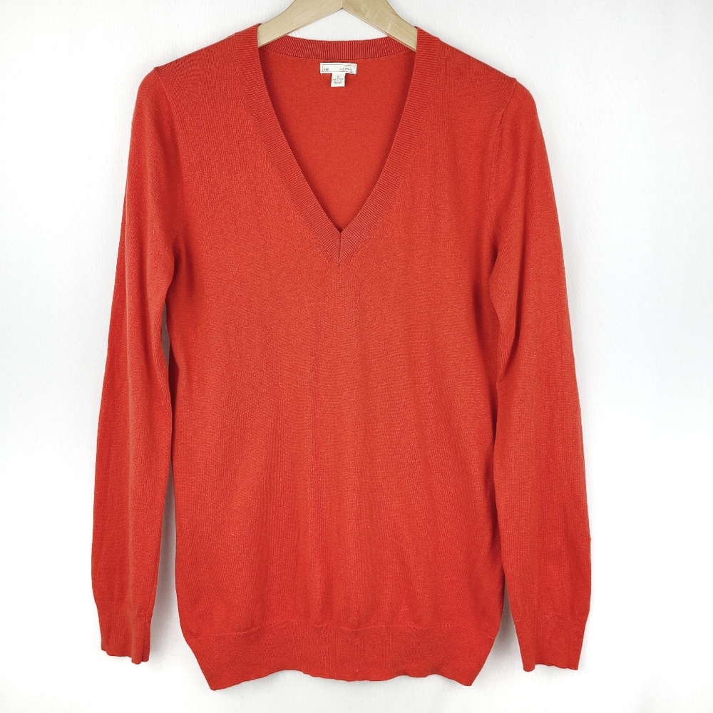 GAP VNk Long Sleeve Sweater, MEDIUM